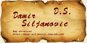 Damir Siljanović vizit kartica